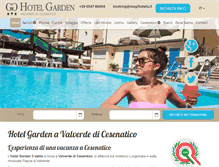 Tablet Screenshot of hotelgardencesenatico.com